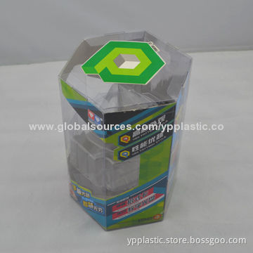Foldable pvc pet hexagon boxes